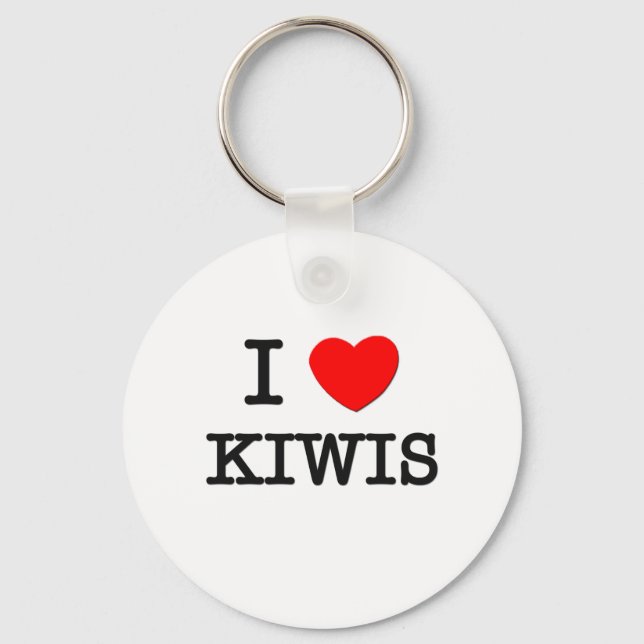 Chaveiro Eu Amo Kiwis (Frente)