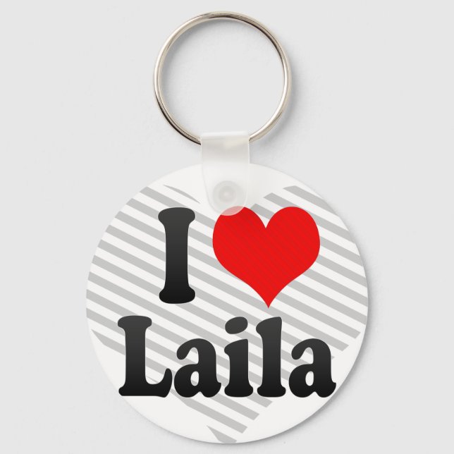 Chaveiro Eu amo Laila (Frente)