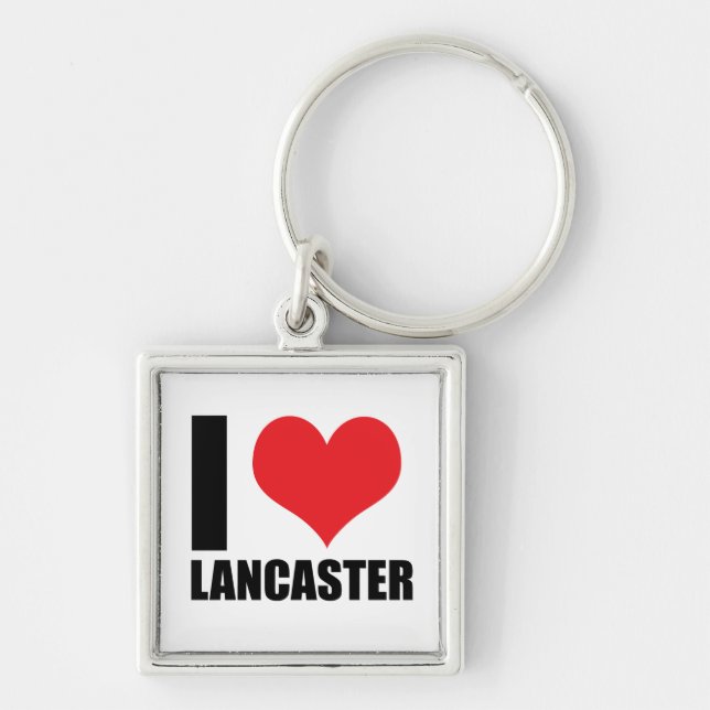 Chaveiro Eu amo Lancaster (Frente)