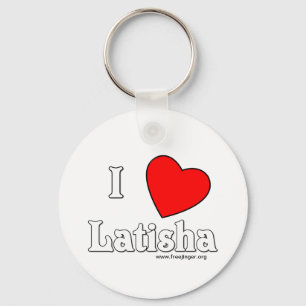 Chaveiro Eu amo Latisha
