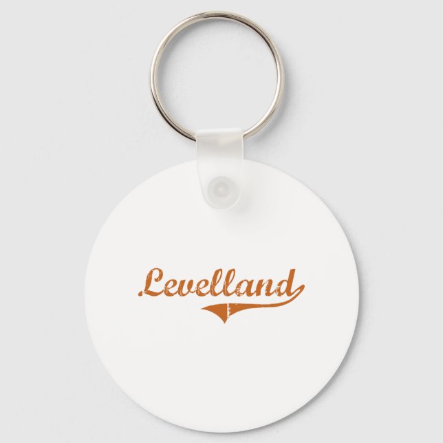 Chaveiro Eu amo Levelland Texas (Frente)