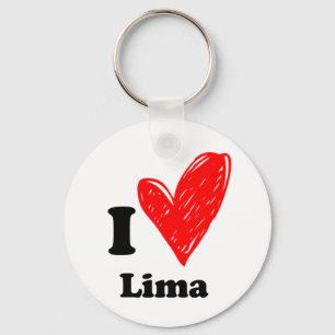 Chaveiro Eu amo Lima