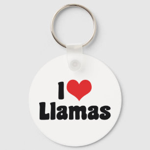 Chaveiro Eu Amo Llamas do Coração