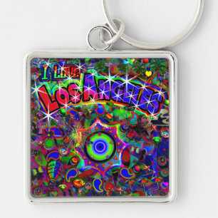 Chaveiro EU AMO Los Angeles Mystic Dance Neo Versão