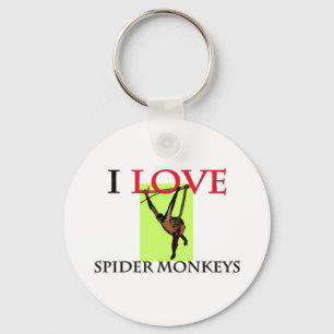 Chaveiro Eu amo macacos de aranha