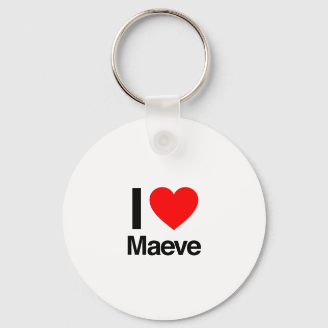 Chaveiro eu amo maeve (Frente)