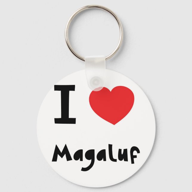 Chaveiro Eu amo Magalluf (Frente)