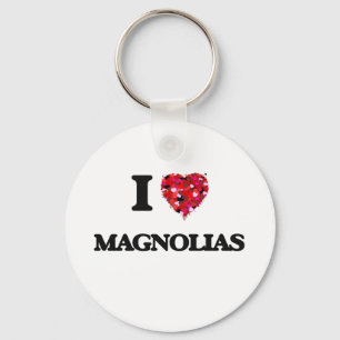 Chaveiro Eu amo magnólias