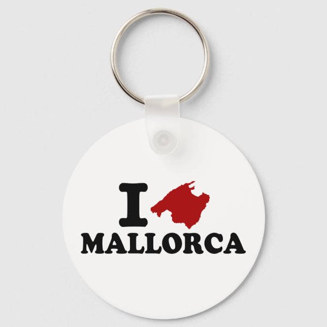 Chaveiro Eu amo Mallorca (Frente)