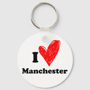 Chaveiro Eu amo Manchester
