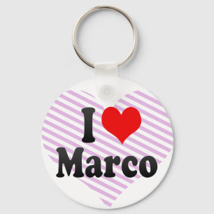 Chaveiro Eu amo Marco