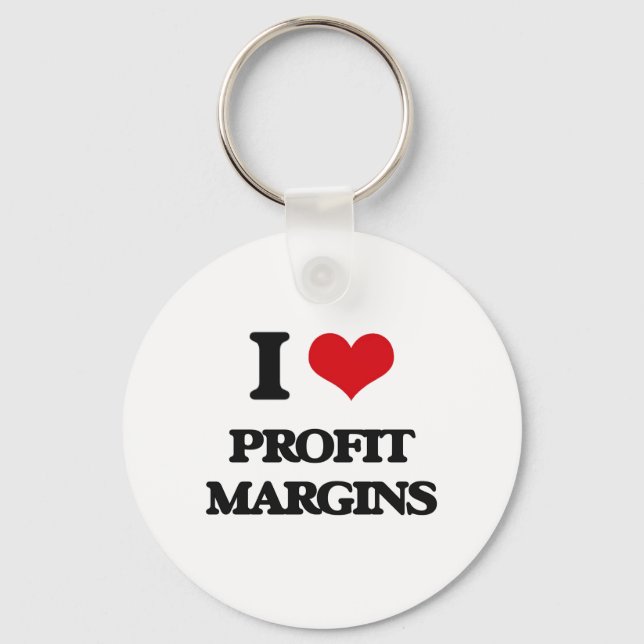 Chaveiro Eu Amo Margens De Lucro (Frente)