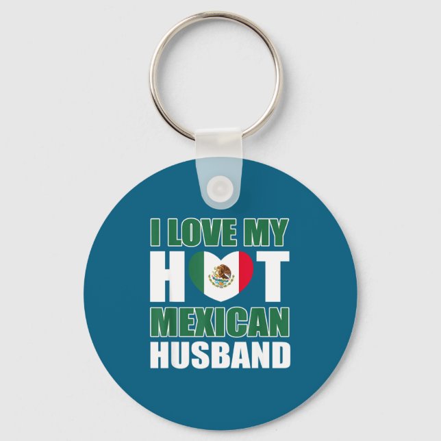Chaveiro Eu Amo Marido Mexicano Esposa México (Frente)