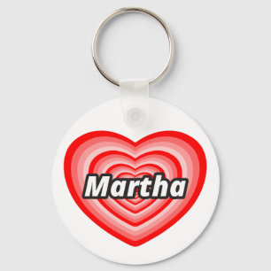 Chaveiro Eu amo Martha