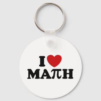 Chaveiro Eu Amo Matemática