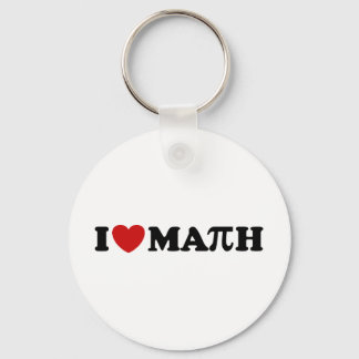 Chaveiro Eu Amo Matemática