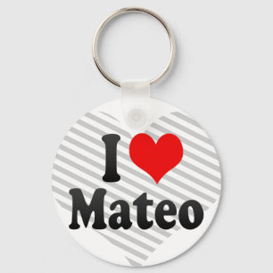 Chaveiro Eu amo Mateo