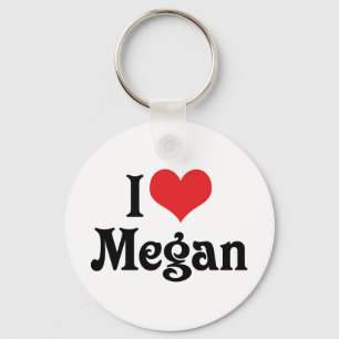 Chaveiro Eu Amo Megan