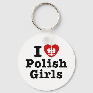 Chaveiro Eu Amo Meninas Poloneses