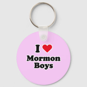 Chaveiro Eu amo meninos do mormon