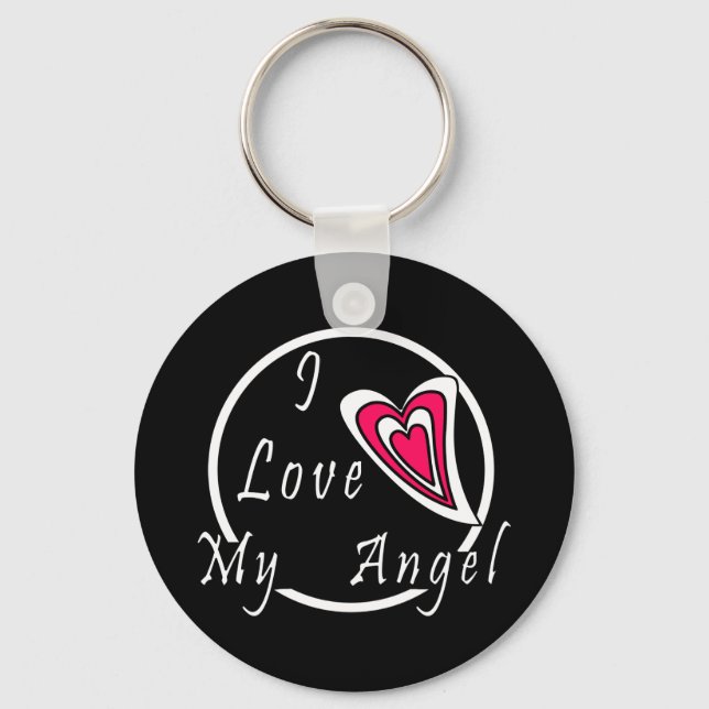 Chaveiro Eu amo meu Angel (Frente)