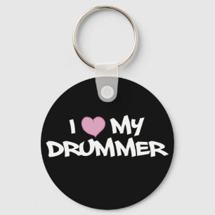 Chaveiro Eu amo meu baterista