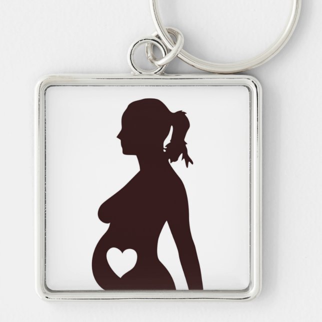 CHAVEIRO EU AMO MEU BEBÊ (Frente)