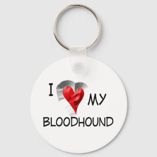Chaveiro Eu amo meu Bloodhound