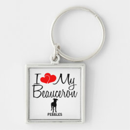 Chaveiro Eu Amo Meu Cachorro De Bela