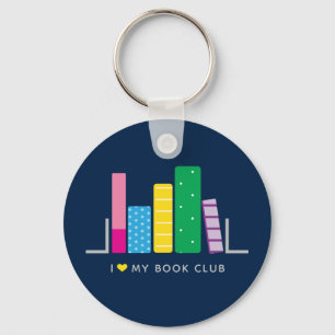 Chaveiro Eu amo meu clube de livros