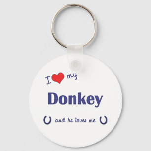 Chaveiro Eu Amo Meu Donkey (Macho Donkey)