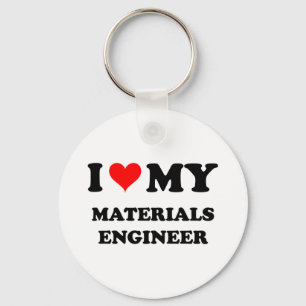 Chaveiro Eu amo meu engenheiro dos materiais