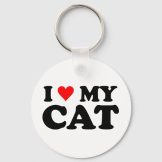 Chaveiro Eu Amo Meu Gato