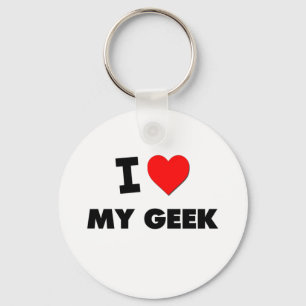Chaveiro Eu Amo Meu Geek