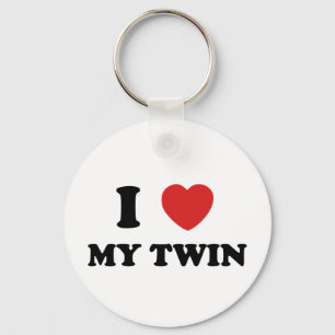 Chaveiro Eu Amo Meu Gêmeo