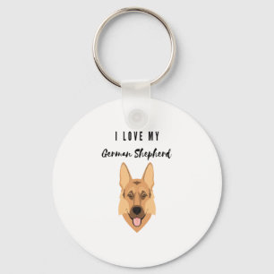 Chaveiro Eu Amo Meu German shepherd