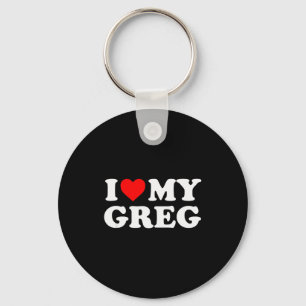 Chaveiro Eu Amo Meu Greg 