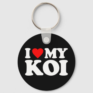 CHAVEIRO EU AMO MEU KOI