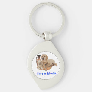 Chaveiro Eu amo meu Labrador