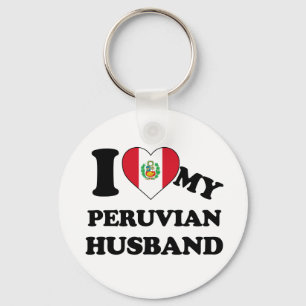 Chaveiro Eu amo meu marido peruano