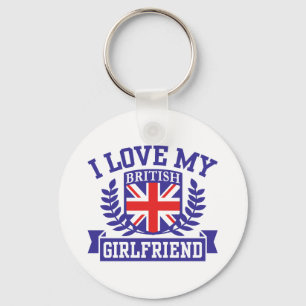 Chaveiro Eu amo meu namorada britânico