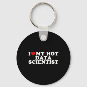 Chaveiro Eu Amo Meu Namorado Cientista de Dados Quente Casa
