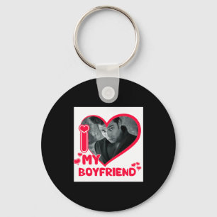 Chaveiro Eu Amo Meu Namorado Foto Personalizada Camiseta Co