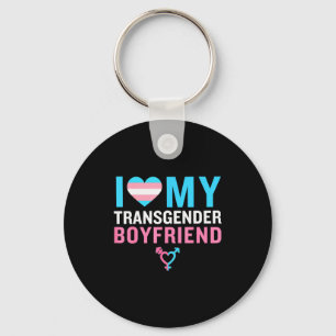 Chaveiro Eu Amo Meu Namorado Transgênero Orgulho Lgbt Valen