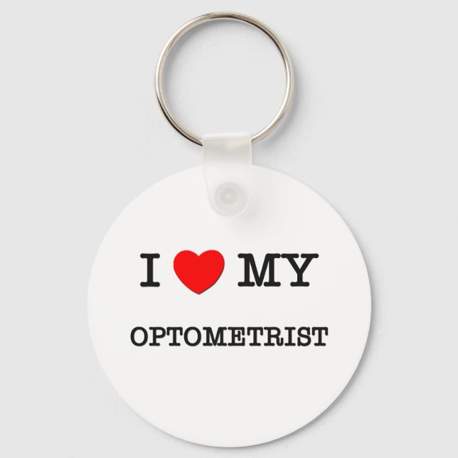 Chaveiro Eu Amo Meu OPTOMETRISTA (Frente)