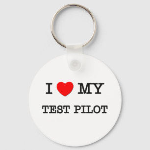 Chaveiro Eu amo meu PILOTO de TESTE