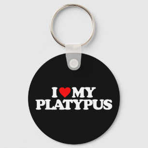 CHAVEIRO EU AMO MEU PLATYPUS