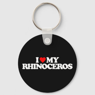 CHAVEIRO EU AMO MEU RINOCERONTE