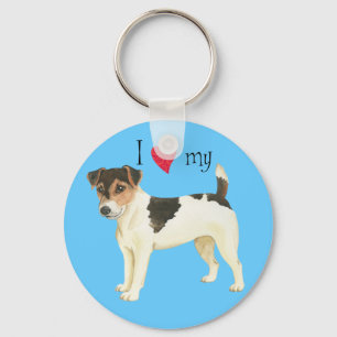 Chaveiro Eu amo meu Russell Terrier