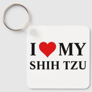 Chaveiro Eu amo meu Shih Tzu